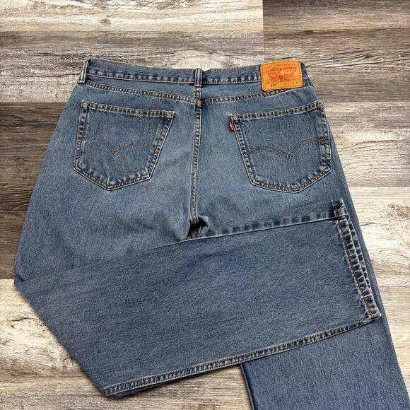 Vintage Y2k Levis 505 Bue Mens 36x29 Red Tab Regular Straight Leg Denim Jeans - Picture 1 of 12